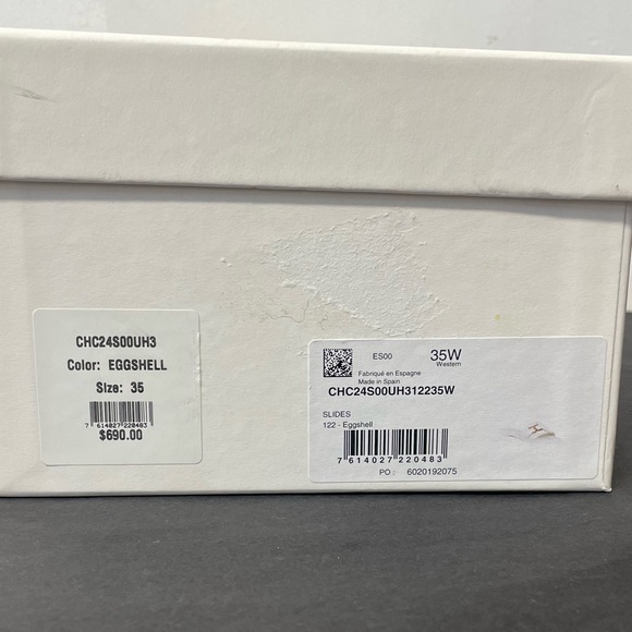 Chloe Marcie Slides in Eggshell size 35 - Picture 11 of 11